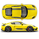 Sport Cup Edition Racing Stripes Set for Cayman / Boxster 2005 - 2020 black