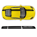Sport Cup Edition Racing Stripes Set for Cayman / Boxster 2005 - 2020 black