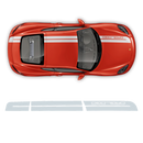 Sport Cup Edition Racing Stripes Set for Cayman / Boxster 2005 - 2020 black