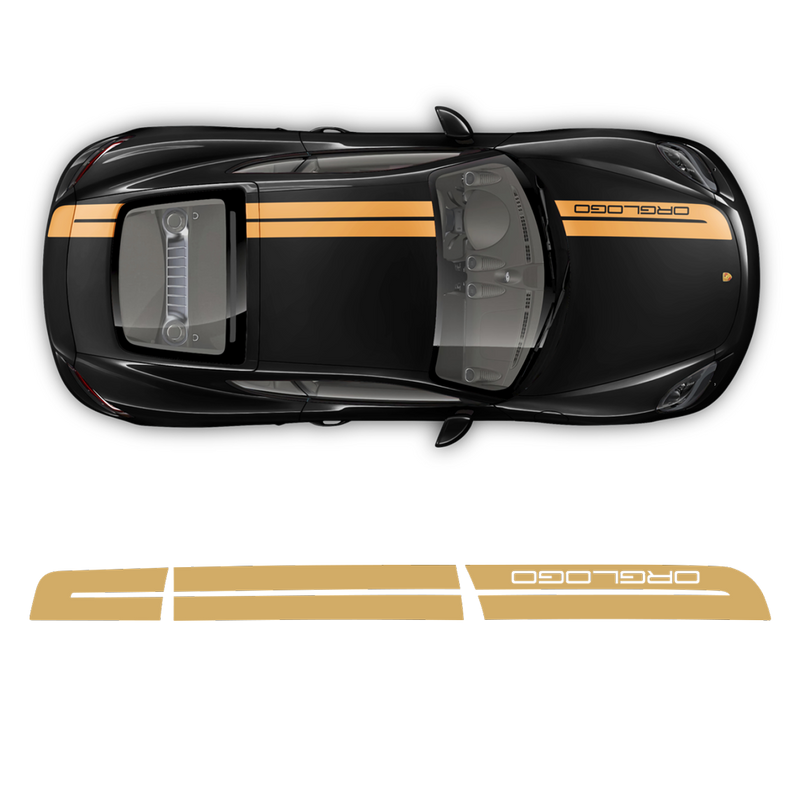 Sport Cup Edition Racing Stripes Set for Cayman / Boxster 2005 - 2020 black