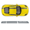 Sport Cup Edition Racing Stripes Set for Cayman / Boxster 2005 - 2020 black