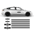 19' Martini Style Racing stripes, for Tesla Model3