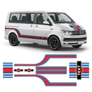 Curved Martini Style Stripes Set, for Volkswagen T5 / T6
