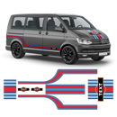 Curved Martini Style Stripes Set, for Volkswagen T5 / T6