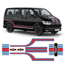 Curved Martini Style Stripes Set, for Volkswagen T5 / T6