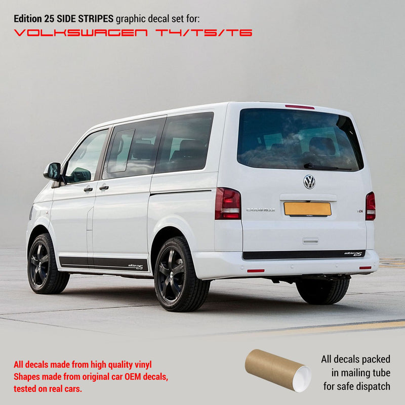 EDITION 25 side stripes, for VW Multivan T4/T5/T6