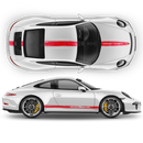 Scratched Racing Stripes set, for Carrera / Cayman / Boxster  2005 - 2018