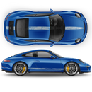 Scratched Racing Stripes set, for Carrera / Cayman / Boxster  2005 - 2018