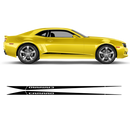 Side Stripes Triangle for Chevrolet Camaro 2010 - 2015 black