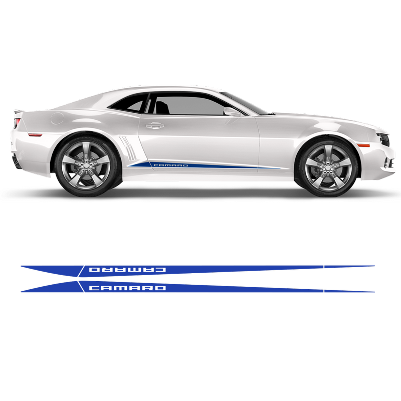 Side Stripes Triangle for Chevrolet Camaro 2010 - 2015 black