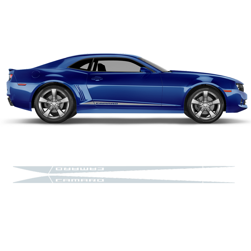 Side Stripes Triangle for Chevrolet Camaro 2010 - 2015 black