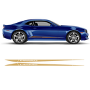 Side Stripes Triangle for Chevrolet Camaro 2010 - 2015 black