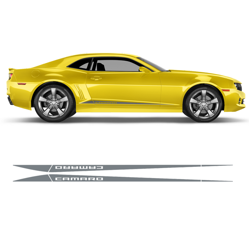 Side Stripes Triangle for Chevrolet Camaro 2010 - 2015 black