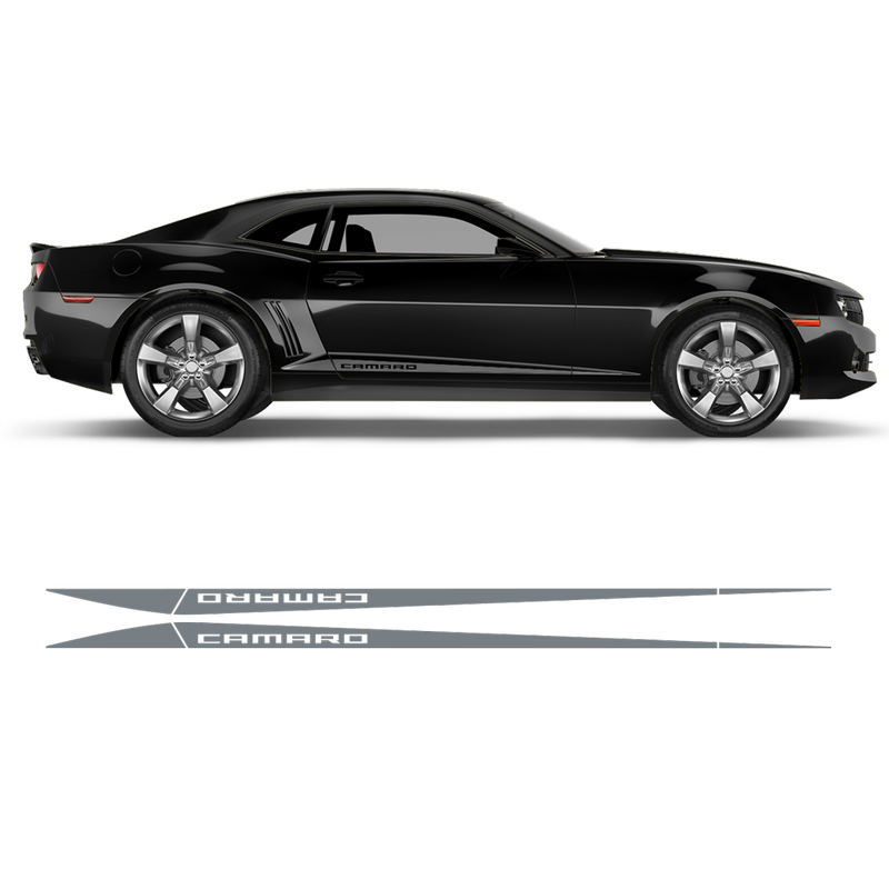 Side Stripes Triangle for Chevrolet Camaro 2010 - 2015 black